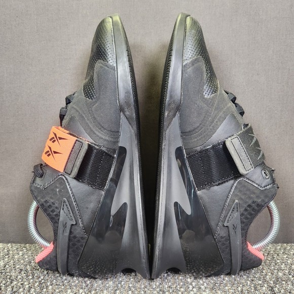 Reebok Legacy Lifter II Mens Size 8 Black Weightlifting Workout Fitness Shoes - Picture 5 of 15